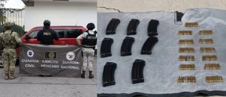 Aseguran Camioneta Abandonada Con Cargadores Y Más De 100 Cartuchos En Santa Ana De Buenavista 21 Aseguran Camioneta Abandonada Con Cargadores Y Más De 100 Cartuchos En Santa Ana De Buenavista