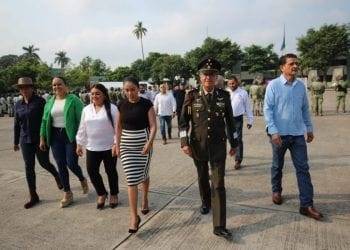 Atestigua Fanny Arreola cambio de mando en el 30 Batallón de Infantería