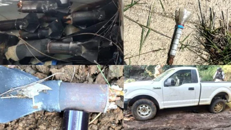 Agentes Federales Y Estatales Desactivan 11 Explosivos En Parácuaro Y Tumbiscatío