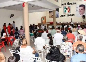 El PRI en Apatzingán honra la memoria del ex presidente de Apatzingán, Cesar Chávez Garibay