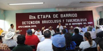 Banderazo A 2Da. Etapa De Barrido Ganadero De Detección De Brucelosis Y Tuberculosis En Apatzingán