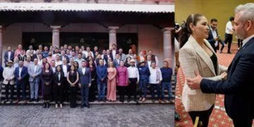 Alfonso Martínez Y Paola Delgadillo Presentan Actividades De La ‘Navidad Mágica En Morelia’‍