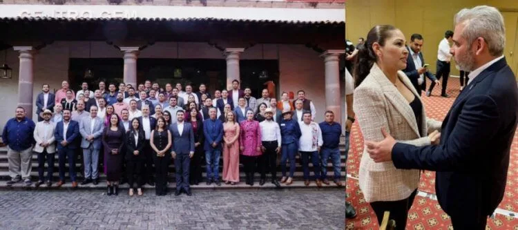 Bedolla Y Alcaldes Aliados Refrendan Coordinación Por El Desarrollo Y Bienestar 21 Alfonso Martínez Y Paola Delgadillo Presentan Actividades De La ‘Navidad Mágica En Morelia’