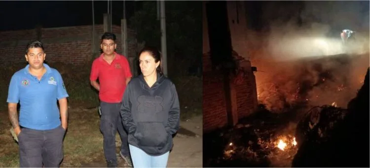 Supervisa Presidenta Fanny Arreola Trabajo De Bomberos En La Joyita