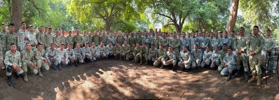 Supervisa Secretario De La Defensa Nacional Ricardo Trevilla Trejo, Trabajos Realizados Para Garantizar La Libre Producción Y Comercialización De Limón En Apatzingán