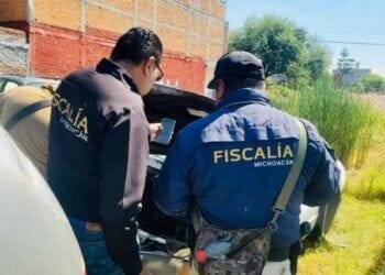 Asegura Fiscalía de Michoacán un vehículo con alteraciones en sus medios de identificación