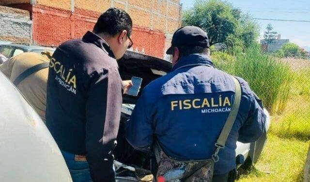 Asegura Fiscalía de Michoacán un vehículo con alteraciones en sus medios de identificación