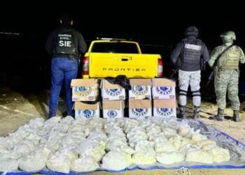 Agentes federales y estatales decomisan 115 kg de metanfetamina en Morelia