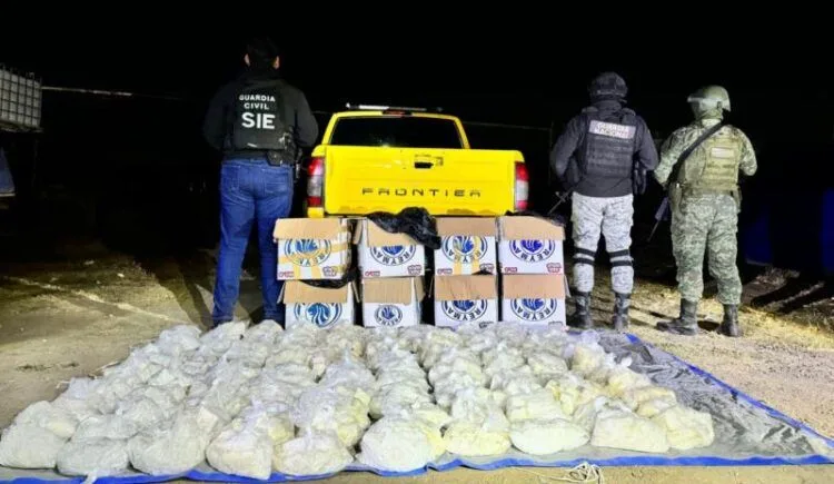 Agentes Federales Y Estatales Decomisan 115 Kg De Metanfetamina En Morelia