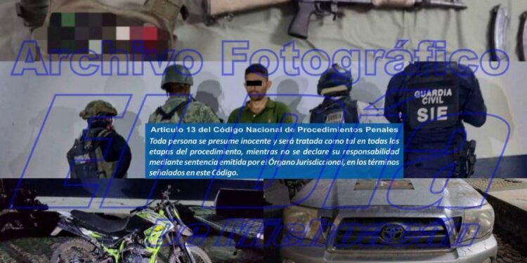 Detenido en Buenavista un hombre con fusil y 860 municiones: SSP