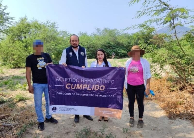 restituye FGE inmueble a su legitima propietaria en Apatzingan