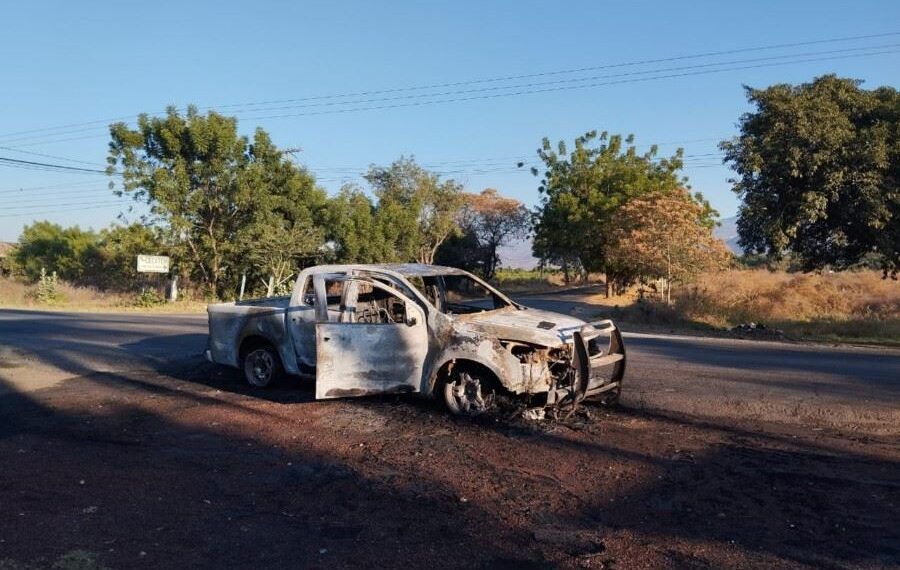 Camioneta Incendiada | El Día de Michoacán