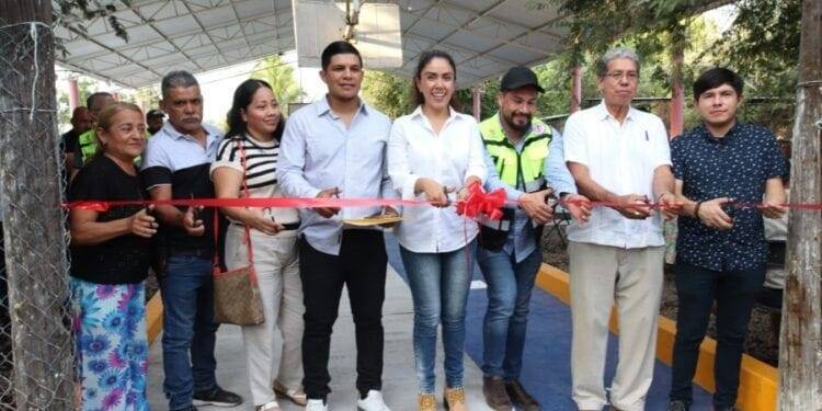 Fanny Arreola, reitera compromiso con la zona rural entregando Cancha de usos Múltiples en Chiquihuitillo