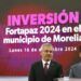 Invertidos Más De 30 Mdp Del Fortapaz En Morelia Durante 2024: César Erwin