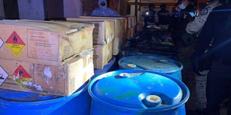 Aseguran en Morelia, narcolaboratorio en la colonia Unión