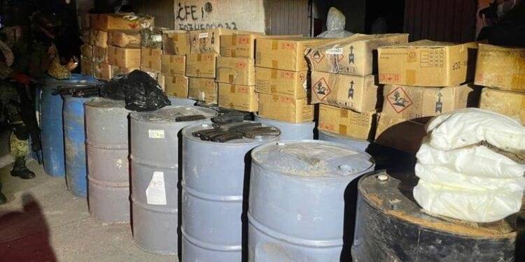 Aseguran en Morelia, narcolaboratorio en la colonia Unión