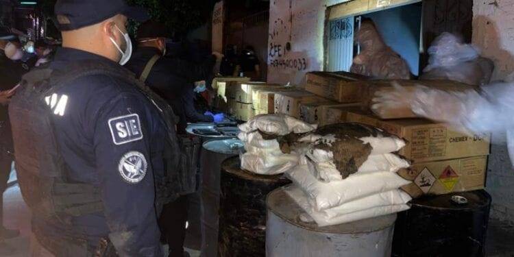 Aseguran en Morelia, narcolaboratorio en la colonia Unión
