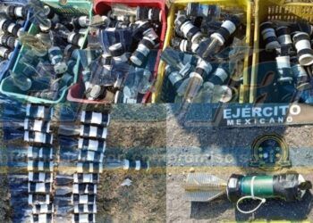 Operativo En Apatzingán: Aseguran 15 Artefactos Explosivos Improvisados En La Comunidad De Las Paredes