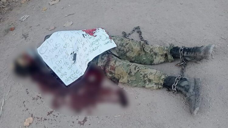 Tiran Cadáver Maniatado,  Con Disparos De Arma Y Mensaje En Cartulina En “La Ruana” De Buenavista