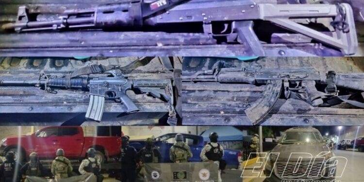 Localizan Armas y vehículos abandonados en Los Charcos de Buenavista