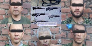 Por Portación De Armas, Fgr Obtiene Vinculación A Proceso Contra Cinco Detenidos En San Fernando De Apatzingán