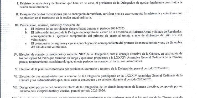 Convocatoria a la Sesión Anual Ordinaria de la Delegación Apatzingán de la Cámara Nacional de la Industria de Transformación 1 Convocatoria a la Sesión Anual Ordinaria de la Delegación Apatzingán de la Cámara Nacional de la Industria de Transformación
