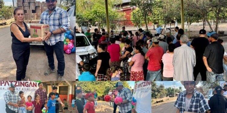 DIF Apatzingán entrega despensas en comunidades rurales