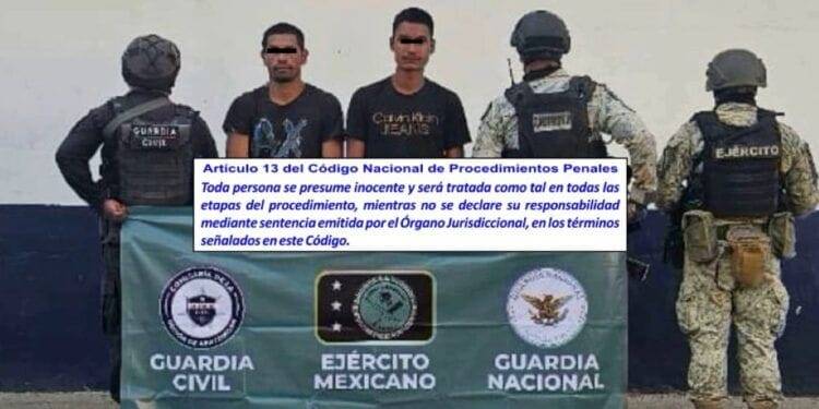 Detenidos 3 hombres en Apatzingán; les aseguran 7 fusiles: SSP