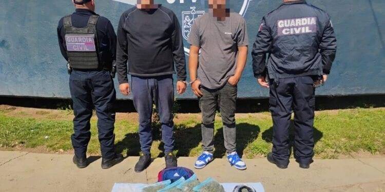 Detiene SSP a 2 personas con cerca de 3 kilos de mariguana 1 Detiene SSP a 2 personas con cerca de 3 kilos de mariguana