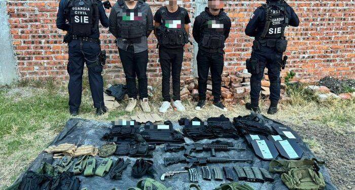 Detenidos en Huandacareo 3 integrantes de una célula delictiva: SSP