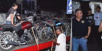 Se Lleva A Cabo Con Éxito Operativo De Regularización De Motos Y Escapes Ruidosos