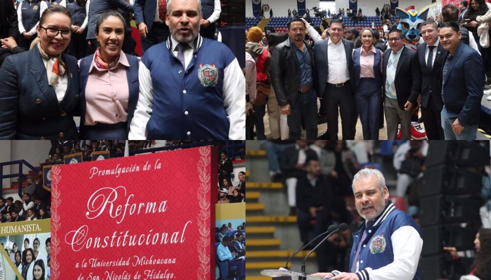Promulgacion de la Reforma Constitucional a la Universidad Michoacana | El Día de Michoacán