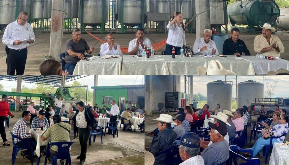Encabezan Irma Moreno Y Cuauhtémoc Ramírez, Reunión Con La Sociedad Cooperativa Limoneros Del Valle De Tierra Caliente En Buenavista