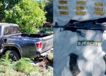 Aseguran Ssp, Defensa Y Gn Armamento Y Vehículo Con Reporte De Robo, En Uruapan