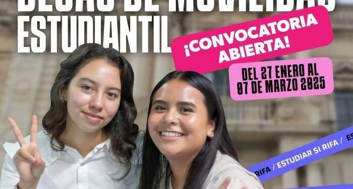 Estudiantes y docentes: desde este lunes pueden solicitar beca de movilidad 1 Estudiantes y docentes: desde este lunes pueden solicitar beca de movilidad