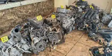 Ejecuta Fge Cateo En Múgica;  Asegura Un Vehículo Y 18 Motores Con Reporte De Robo