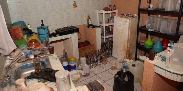Fuerzas estatales y federales desmantelan laboratorio clandestino en Morelia 1 Fuerzas estatales y federales desmantelan laboratorio clandestino en Morelia