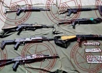 Tras agresión aseguran 7 fusiles en Los Charcos de Buenavista