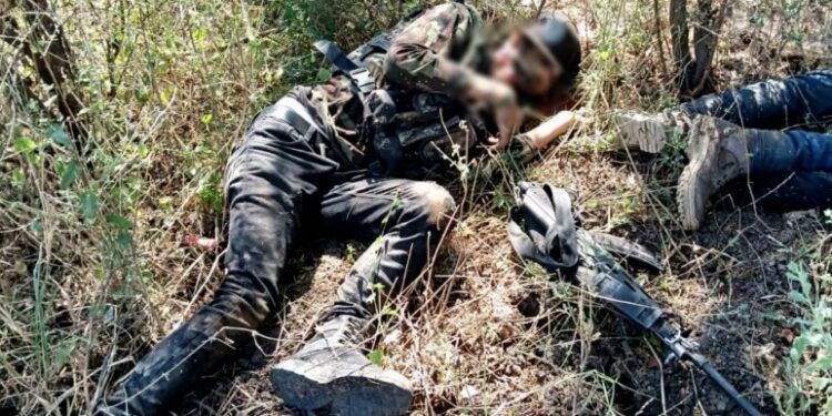 Agreden a balazos a elementos de la DEFENSA y Guardia Nacional: dejando el saldo de dos agresores sin vida y un herido