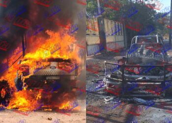 Emboscan Con Drones Y Explosivos A Policías De Apatzingán; Hay Al Menos Una Patrulla Destrozada