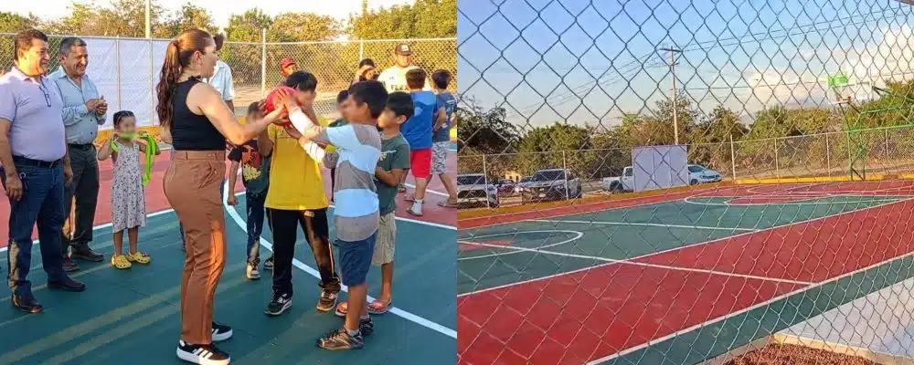 Entrega Irma Moreno Cancha De Publica En Erendira Dia - El Día De Michoacán