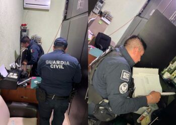 Guardia Civil Realiza Actos De Investigación En La Asociación De Citricultores Del Valle De Apatzingán Para Evitar Extorsión Y Garantizar Transparencia