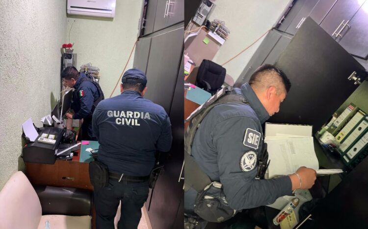Guardia Civil Realiza Actos De Investigación En La Asociación De Citricultores Del Valle De Apatzingán Para Evitar Extorsión Y Garantizar Transparencia