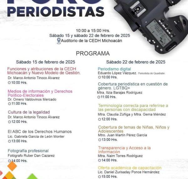Ofrece Cedh Curso-Taller A Periodistas Del Estado