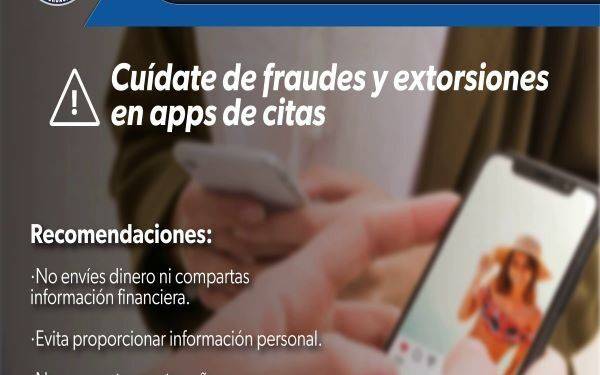 Evita fraudes y extorsiones en aplicaciones de citas 1 En Michoacán se tienen que erradicar las máquinas tragamonedas: Bedolla