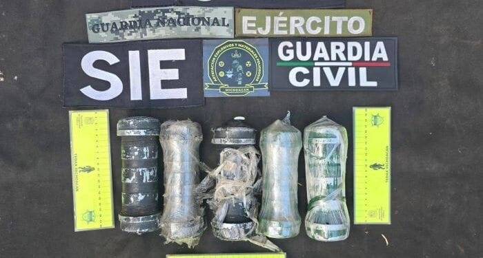 Aseguran artefactos explosivos y vehículos en Huandacareo 1 Aseguran artefactos explosivos y vehículos en Huandacareo