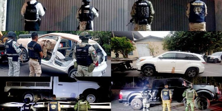 Sedena, GN y FGE desmantelan taller de fabricación de vehículos Blindados en Tepalcatepec 1 Se desvanece al manejar un tractor en Apatzingán