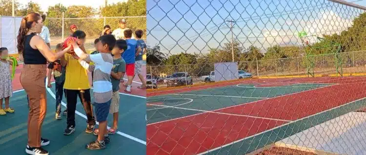 Sigue En Buenavista La Magia De La Transformación; Entrega Irma Moreno Cancha Pública En Eréndira