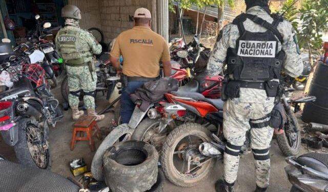 Asegura FGE tres motocicletas con reporte de robo y alteraciones en sus medios de identificación 1 Asegura FGE tres motocicletas con reporte de robo y alteraciones en sus medios de identificación