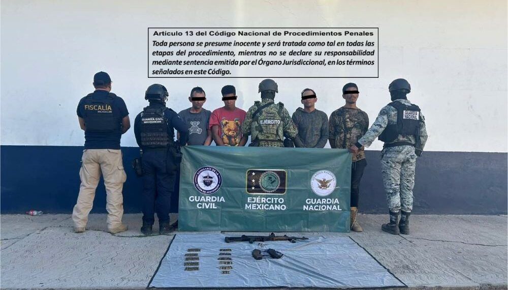 4 detenidos Las Colonias
